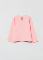Ovs Cotton T-Shirt With Kitten Print
